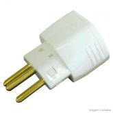 Adaptador 2P T Padrão Nbr 14136 Branco Alumbra